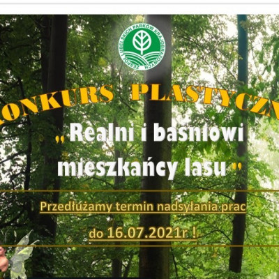 Konkurs Plastyczny „Realni i baśniowi mieszkańcy lasu” – Przedłużenie naboru prac