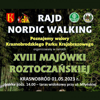 Rajd Nordic Walking „Poznajemy walory Krasnobrodzkiego Parku Krajobrazowego”