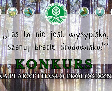 Konkurs na plakat i hasło ekologiczne: las to nie jest wysypisko, szanuj bracie środowisko!