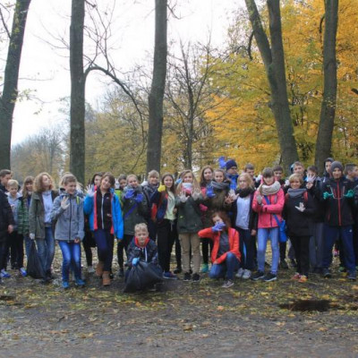 Sezon turystyczny zakończony uprzątnięciem ścieżki przyrodniczo-dydaktycznej  w Parku Krajobrazowym „Podlaski Przełom Bugu”