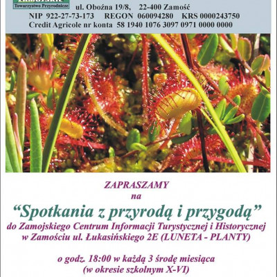 SPOTKANIA Z PRZYRODĄ I PRZYGODĄ”