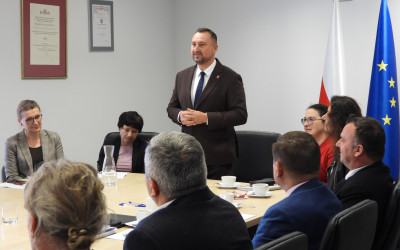 Przemowa Wicemarszałka Województwa Lubelskiego Pana Marka Wojciechowskiego (fot. Patryk Zarzycki)