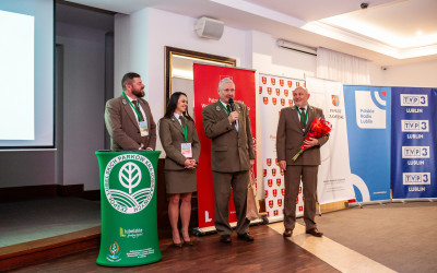 Swoją obecnością zaszczycili nas również Pan Sylwester Chołast - Dyrektor Mazowieckiego Zespołu Parków Krajobrazowych oraz Pan Robert Belina- z-ca Dyrektora