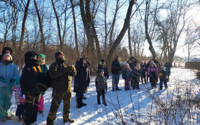 W przyzamkowym parku