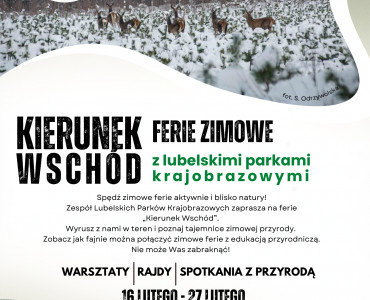 Kierunek Wschód - ferie zimowe z lubelskimi parkami krajobrazowymi