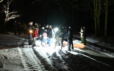 Nocny spacer po Szczebrzeszyńskim Parku Krajobrazowym fot J.Kapecki