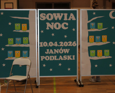 „Sowia nocka” w Szkole Podstawowej im. Czesława Tańskiego w Janowie Podlaskim.