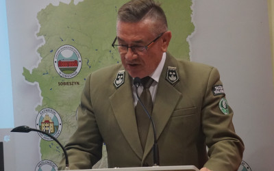 Zastępca Dyrektora ZLPK - Pan Andrzej Kardasz podczas witania gości