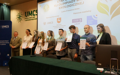 Laureaci etapu okregowego XLI OWE w woj.lubelsim