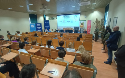 Powitanie uczestników w progach UMC przez Panią Dziekan Wydziału - prof UMCS Jolantę Rodzoś