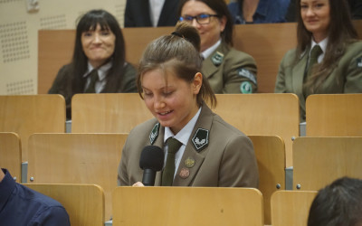 Uczniowie podczas części ustnej (1)