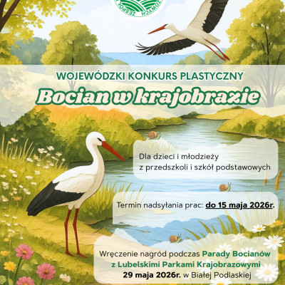 Wojewódzki Konkurs Plastyczny  „Bocian w krajobrazie”