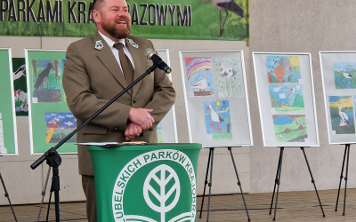Pan Paweł Łapiński - Dyrektor Zespołu Lubelskich Parków Krajobrazowych