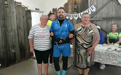 Członkinie Koła Gospodyń Wiejskich w Samowiczach goszczące rowerzystów