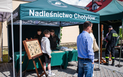 Nadleśnictwo Chotyłów ze swoim stoiskiem