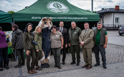 Pracownicy ZLPK z Panem Dyrektorem Departamentu Środowiska i Zasobów Naturalnych UMWL