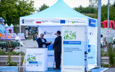 Stoisko promocyjne WFOŚiGW w Lublinie