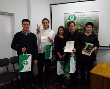 Etap parkowy XVII Edycji Ogólnopolskiego Konkursu Poznajemy Parki Krajobrazowe Polski w Zespole Lubelskich Parków Krajobrazowych Ośrodek Zamiejscowy w Zamościu.