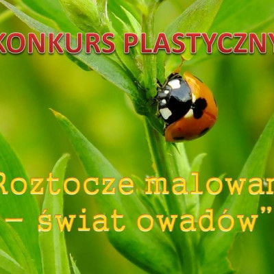 Konkurs plastyczny  „Roztocze malowane – świat owadów”