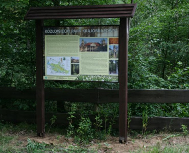 Żeby było widać gdzie się ten park właściwie zaczyna… 