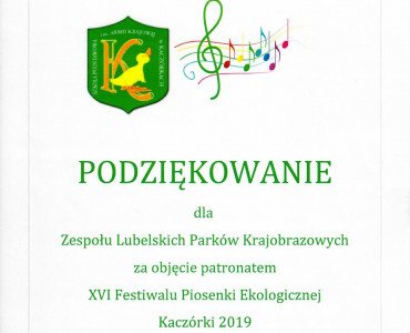 XVI Festiwal Piosenki Ekologicznej w Kaczórkach