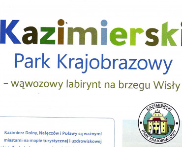 O Kazimierskim Parku Krajobrazowym w Eko i My