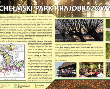 Zaproszenie do zwiedzania Chełmskiego Parku Krajobrazowego.