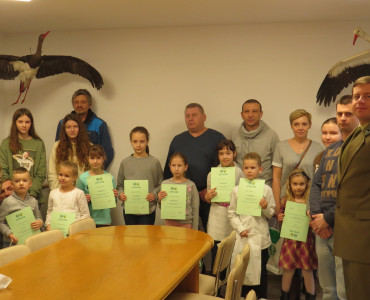 UROCZYSTE PODSUMOWANIE KONKURSU „KARTKA ŚWIĄTECZNA – PRZYRODĄ MALOWANA”