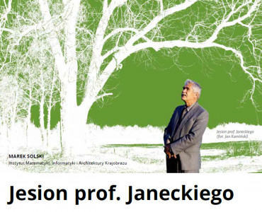 O jesionie prof. Janeckiego w Przeglądzie Uniwersyteckim KUL