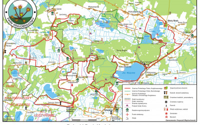 Poleski Park Krajobrazowy - mapa